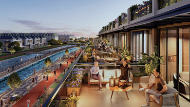 Jual 185 Juta Cicil 60x Atau 8,8m Rukan Soho Riverside Boulevard Hoek Samping Cbd Pasir Putih Pik2 - Sell Soho Riverside Near Cbd Pasir Putih 6x20 Corner 120 Sqm 3 Floor Pik 2