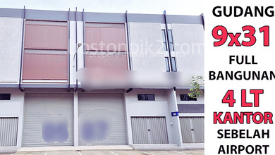 Sewa Gudang Baru Duta Indah Starhub 9x31 283 M2 Benda Bandara - Rent New Warehouse Duta Indah Starhub 9x31 283 M2 Benda Airport