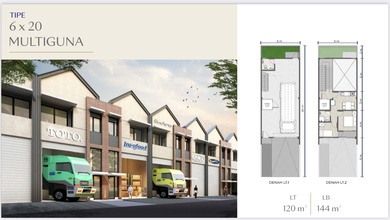 Jual Hanya 27 Juta Gudang Bizpark Pik 2 6x20 Multiguna Program Dp 0% Selama 2 Tahun - Sell Only 27 Million Warehouse Bizpark Pik 2 6x20 3 In One