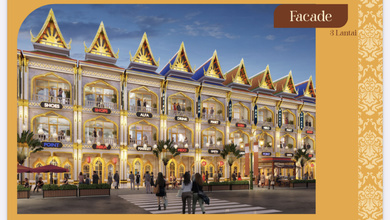 Jual Hanya 37 Juta Atau 4,8m Rukan Little Siam Si Mian Fo 67,5 M2 4,5x15 Boulevard 3 Lt Asia Afrika Pik 2 - Sell Shophouse 4,5x15 Boulevard 3 Floor Little Siam Si Mian Fo Pik2