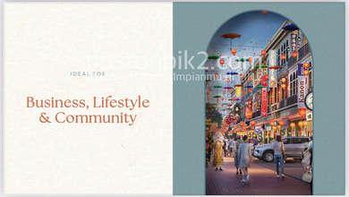 Jual Early Bird Rukan Ruko Baru Heritage New Lau Pa Sat Hadap Street Lake Pik 2 4,5x12,5 56 M2 2,5 Lantai 