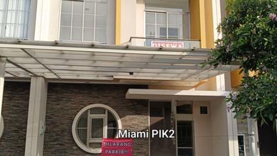 Disewakan Cluster Miami 1 Pik2 LT 75 LB 107M² Uk 6X12,5M² Bagus dan Rapih