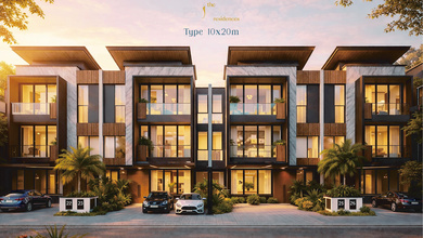 Cicil 112 Juta atau 10,3M Rumah 10X20 Peninsula Residence Depan Pantai Pasir Putih Pik2