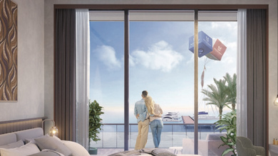 Cicil 34 Juta atau 2,5M New Apartment The Palm Beach 2 Bedroom View Laut di Riverwalk Island Pik