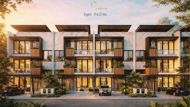 Cicil 93 Juta atau 8,6M Rumah 8X20 Peninsula Residence Depan Pantai Pasir Putih Pik2