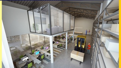 Gudang 58,5X24 Sedayu Bizpark Cakung 1384 M2 6 Gandeng