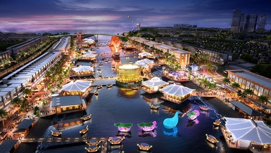 Jual 495 Juta Cicil 36X atau 27,4M Rukan Batavia Pik 18X20 3 Gandeng Viral 24 Jam Non Stop di Riverwalk Island Pik - Sell Shop House Batavia 360 Sqm 18X20 3 Floor Riverwalk Island Pik